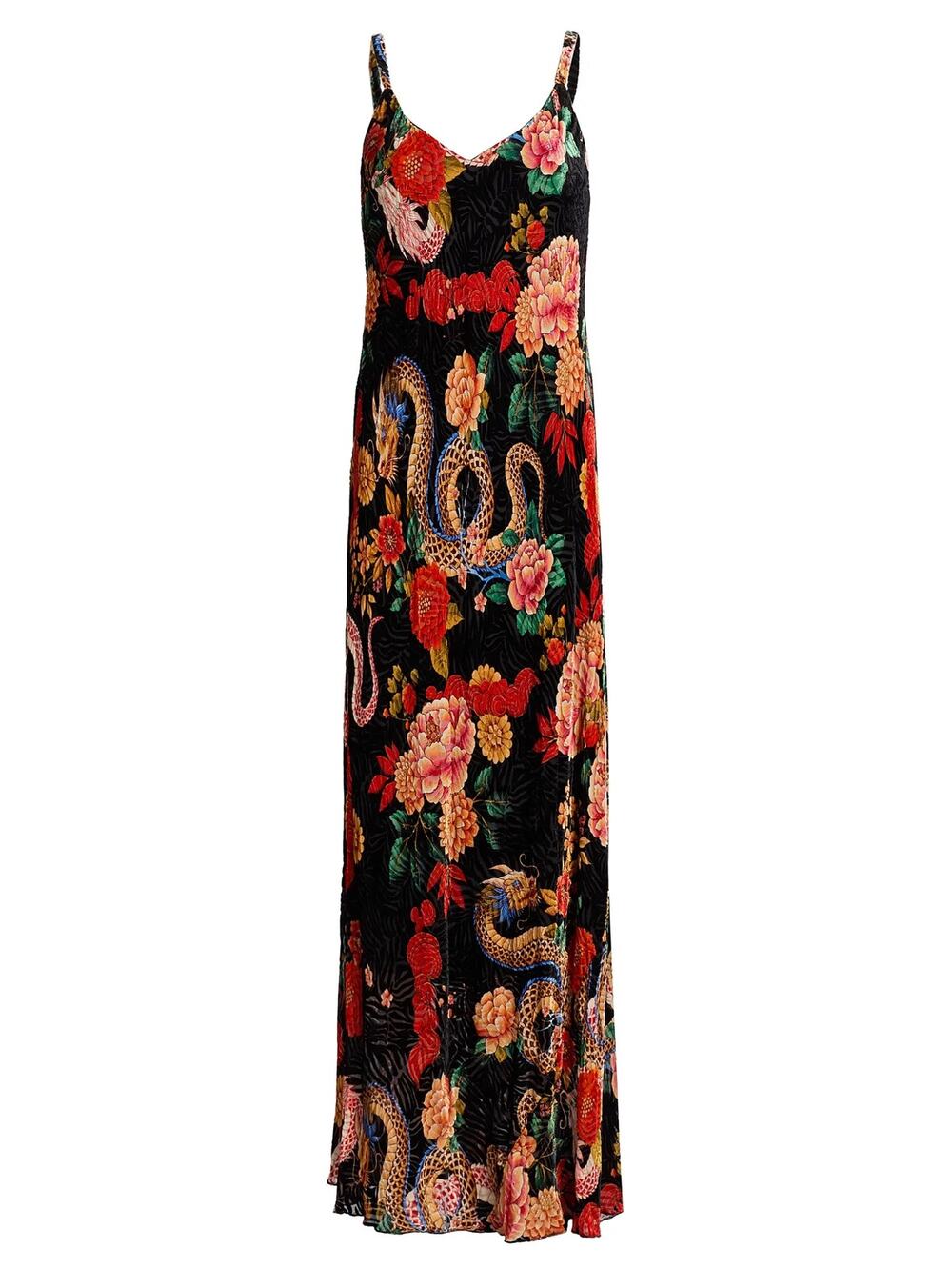 NWT Johnny Was Kanako Levi Burnout Floral Maxi Dress Sz XXL V Neck